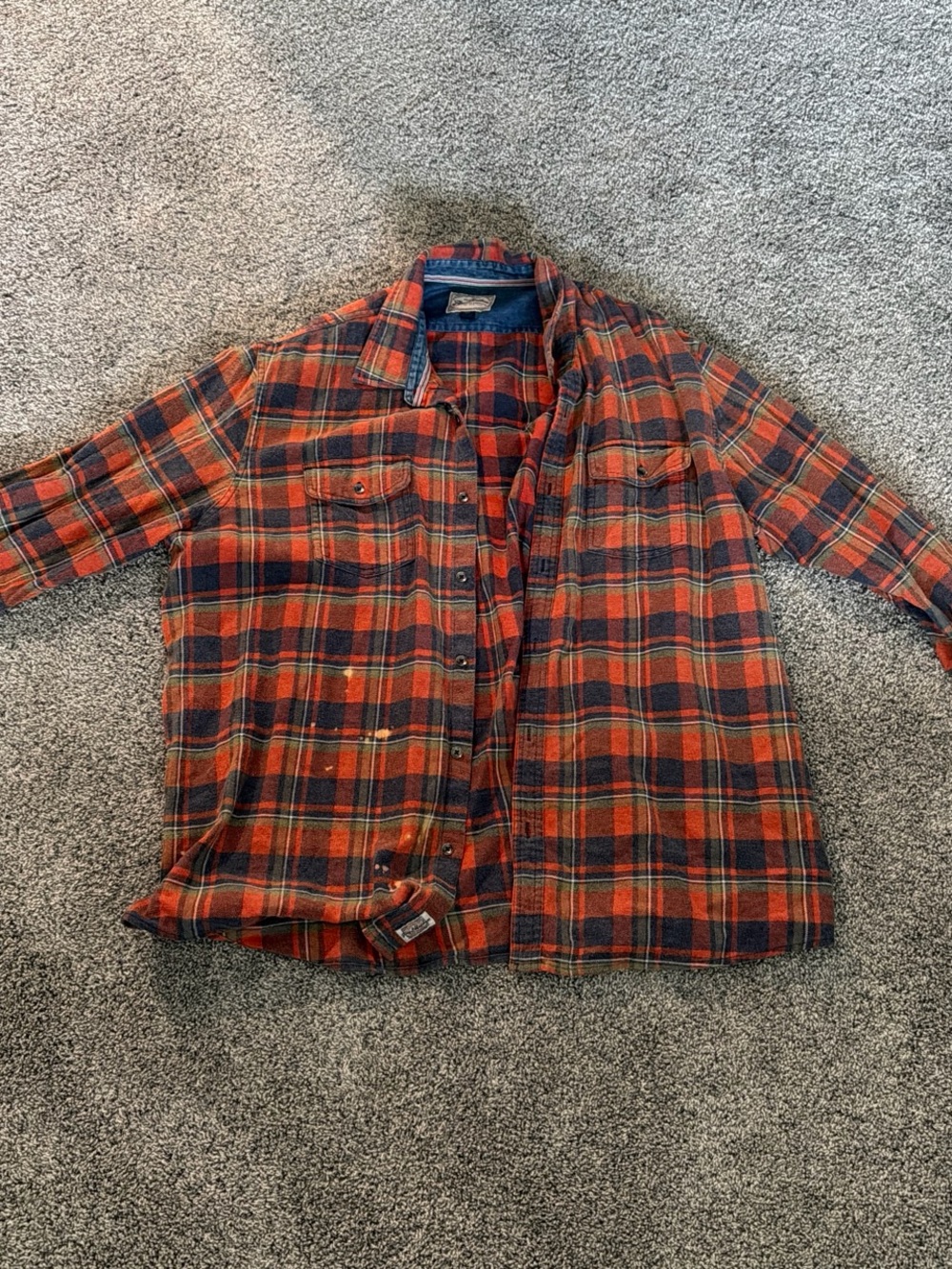 Vintage-Inspired Red & Black Plaid Flannel Dress Shirt